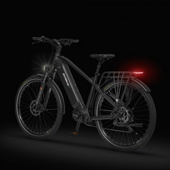 електрическо колело ecobike 19 инчова рамка в графитен цвят
