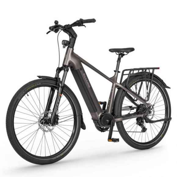 трекинг електрически велосипед екобайк mx 300 golden grey
