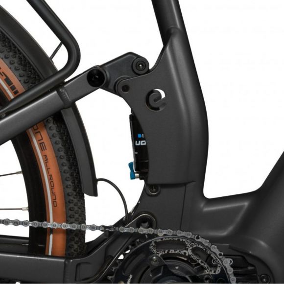 колело на ток ecobike flex в черен цвят