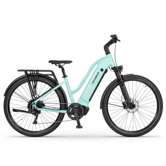 Трекинг електрически велосипед EcoBike LX 500 19' | зелено (Mint)