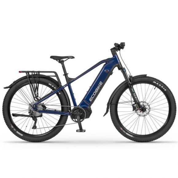 Планински електрически велосипед EcoBike RX500 SUV - CAN | син
