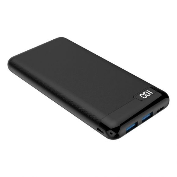 Преносима външна батерия Diva PB-101BPD | 10000 mAh | Черна